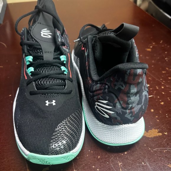 Under Armour Mens Black Curry HOVR Splash 2 Athletic Basketball Shoes Size US 13 main image 4